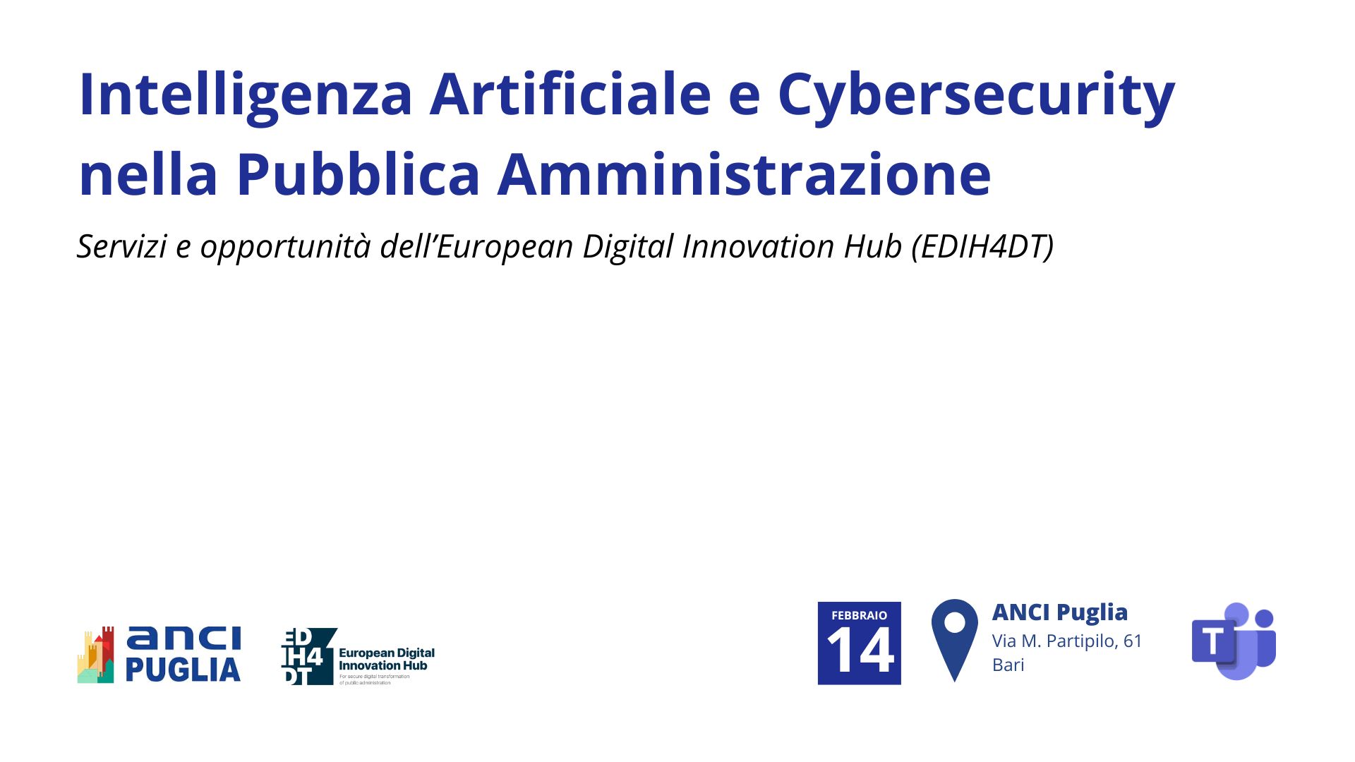 Intelligenza Artificiale e Cybersecurity nella Pubblica Amministrazione